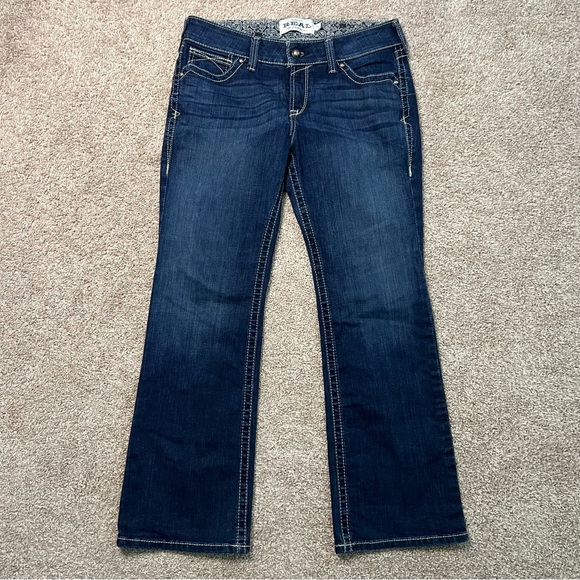 Women’s Ariat R.E.A.L. Mid Rise Stretch Original Boot Cut Jeans Size 31 - Picture 3 of 7